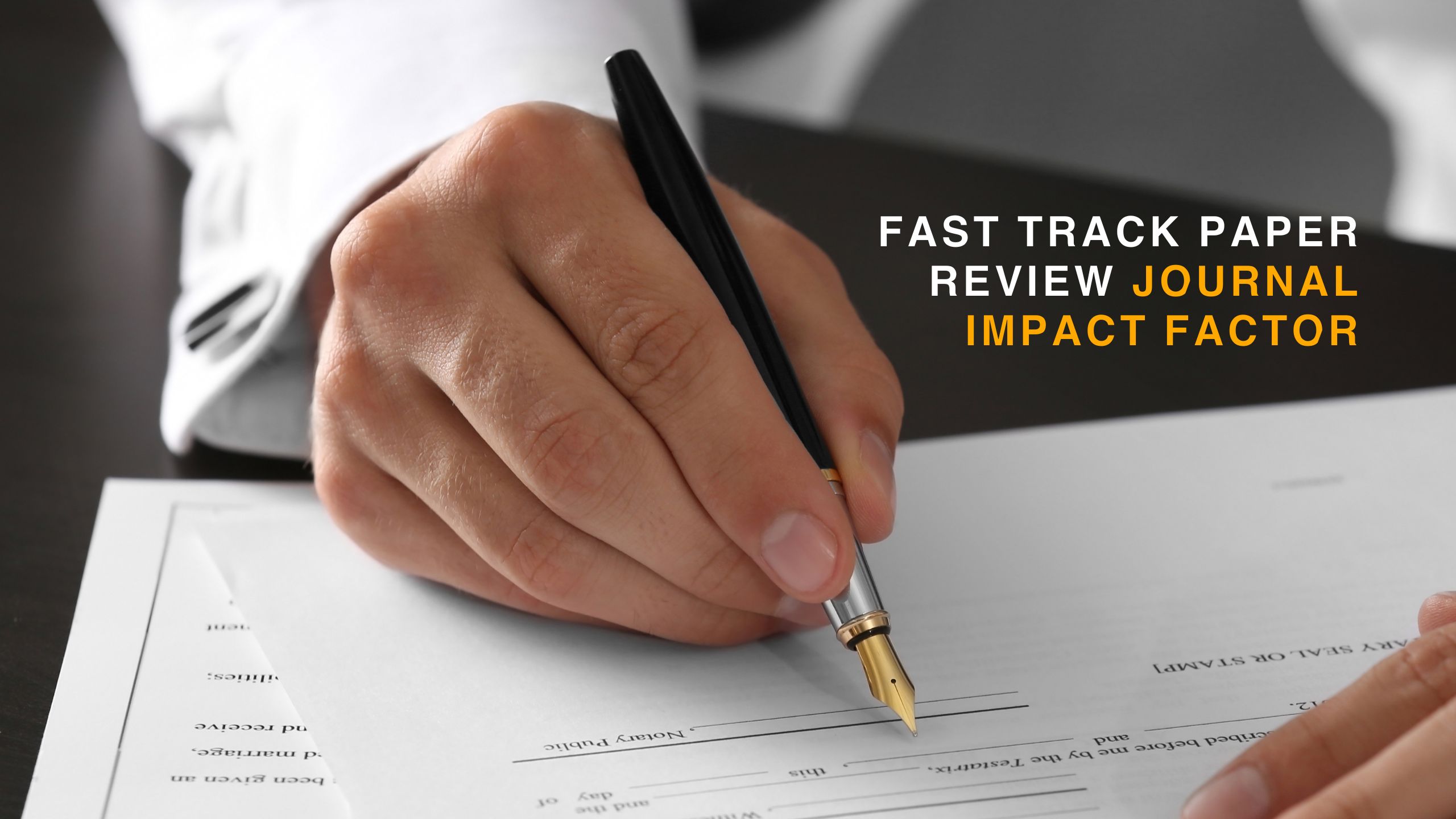 Fast Track Paper Review Journal Impact Factor